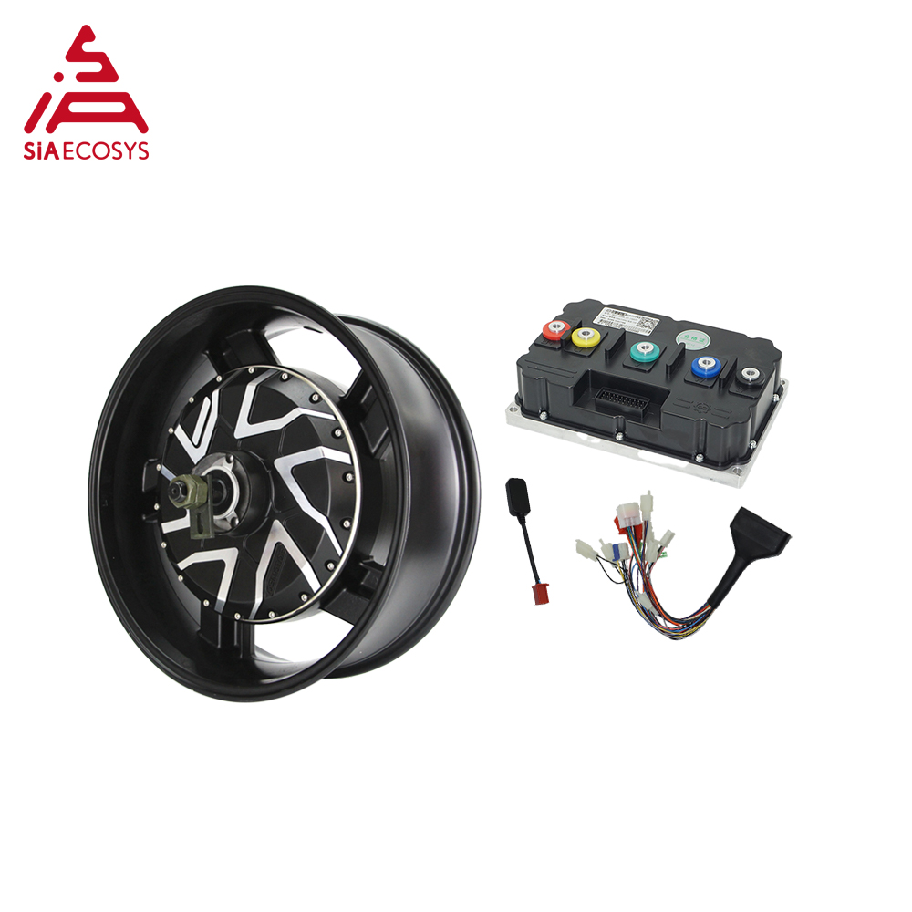 QSMotor 17X6.0 pouces 70H 1200 - 12000W Electric Motorcycle Hub Motor avis et prix