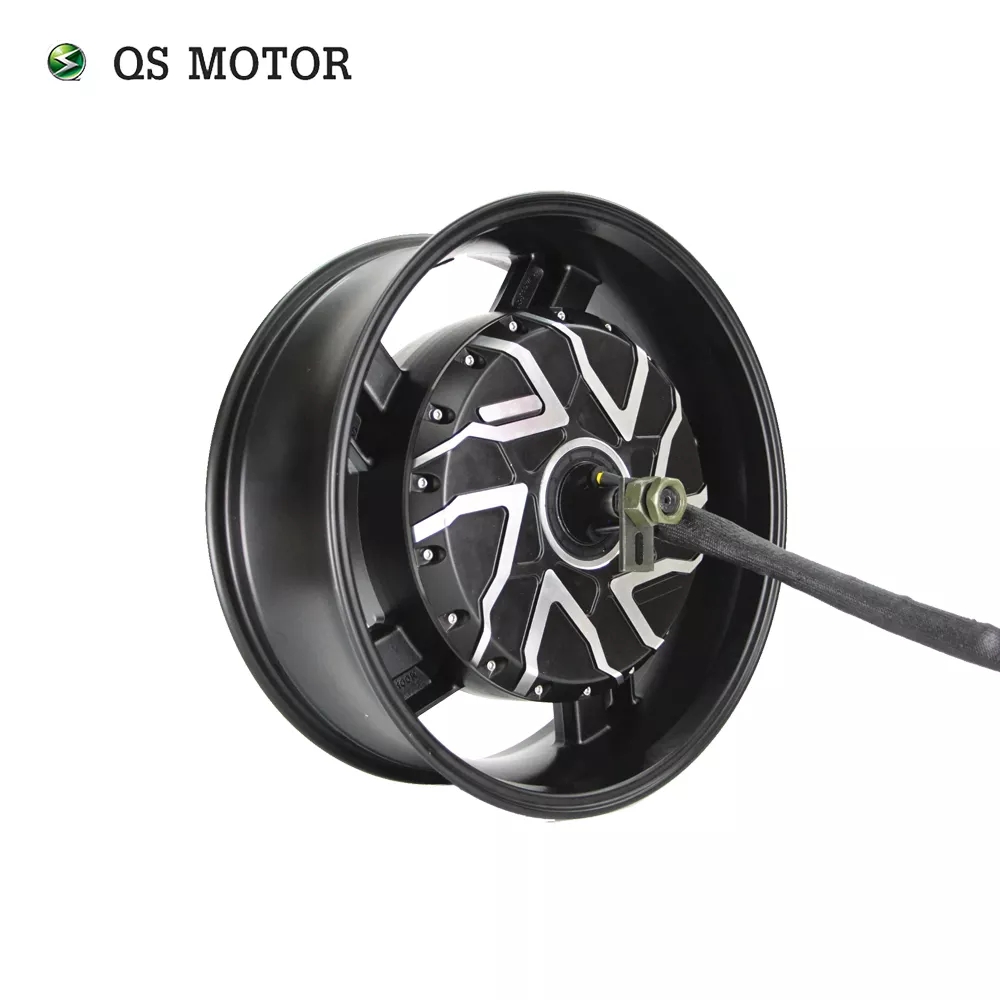 QSMotor 17X6.0 pouces 70H 1200 - 12000W Electric Motorcycle Hub Motor avis et prix